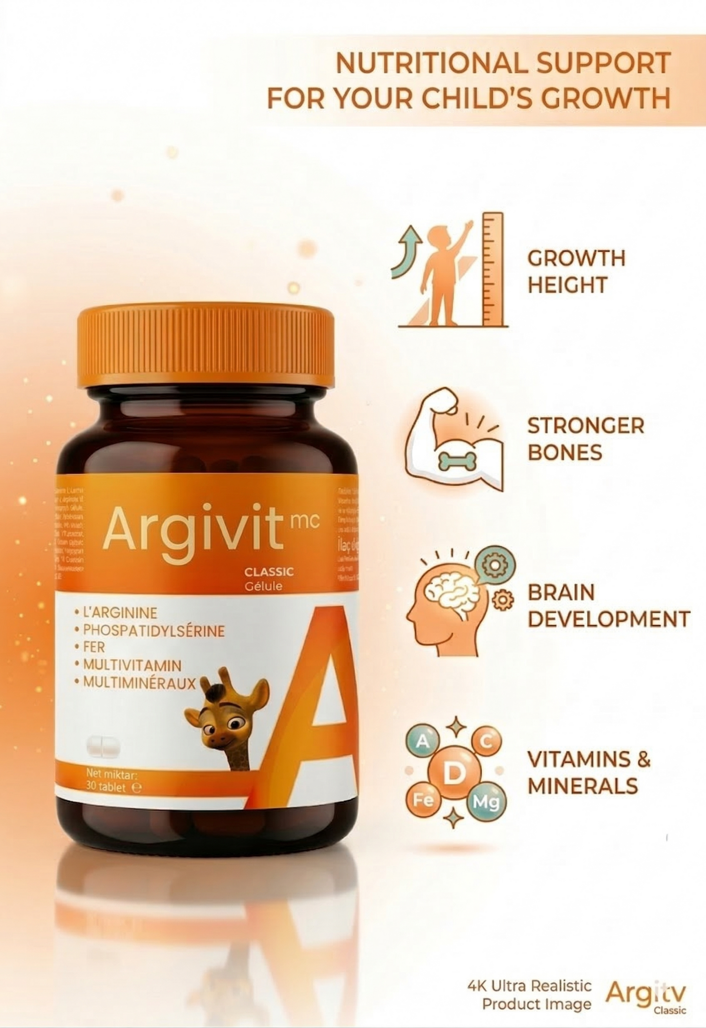 Argivit™ Classic فيتامينات متعددة لدعم النمو